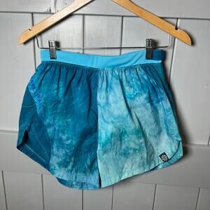 Nike Tie Dye Effect Blue Running Shorts Size‎ Extra Small NEW